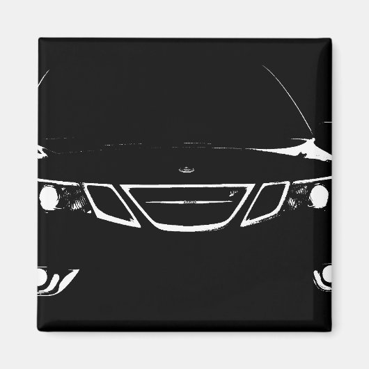 サーブ磁石 マグネット (正面)