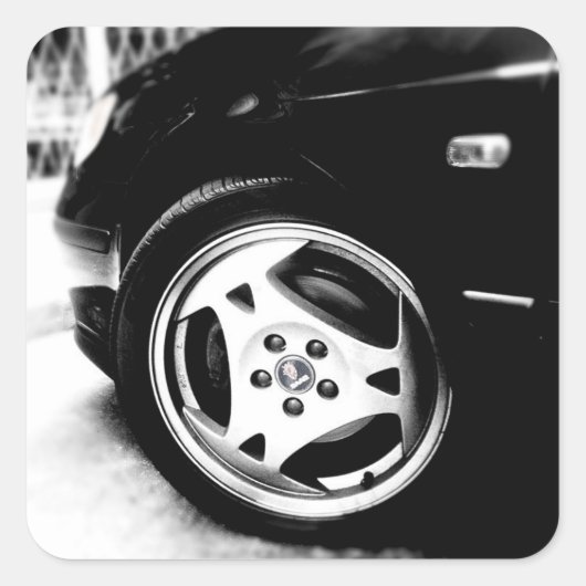 サーブ航空（クリンゴン）ホイール スクエアシール (正面)