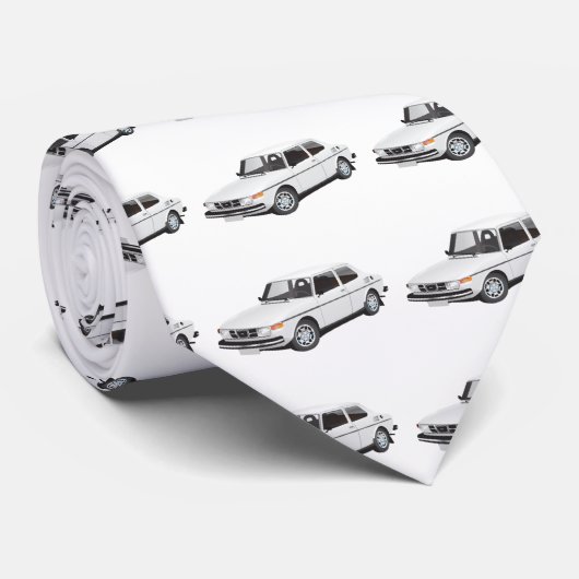 サーブ99白 ネクタイ (ロール)