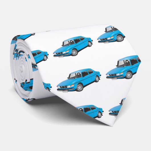 サーブ99青 ネクタイ (ロール)