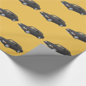 サーブ99黒 ラッピングペーパー (角)