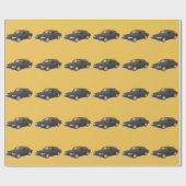 サーブ99黒 ラッピングペーパー (フラット)