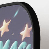 サーブ。スマッシュ。スマイル。 – かわいいかわいいのピクレボールデシ ピックルボールラケット (左詳細)