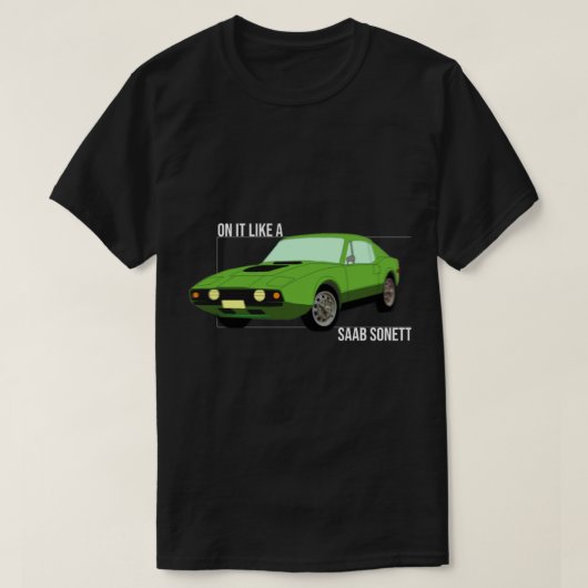 サーブ・ソネットのように Tシャツ (デザイン正面)
