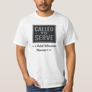 サーブ™(LDSミッション名)メンズTシャツに呼び出される Tシャツ