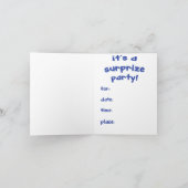 サープライズパーティー-招待状 招待状 (内部)