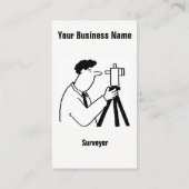 サーベイヤサービスカートゥーンの名刺 名刺 (裏面)