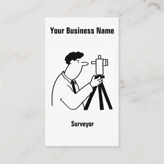 サーベイヤサービスカートゥーンの名刺 名刺 (裏面)
