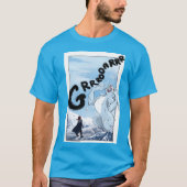 サーベル歯ウサギの待ち伏せシャツ Tシャツ (正面)