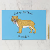 サーベル歯虎イラストレーション ペーパーパッド (インサイチュ)