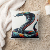 サーペンタイン心地よい:エキゾチック用コブラ型枕 クッション (ブランケット)