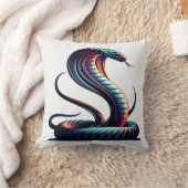 サーペンタイン心地よい:エキゾチック用コブラ型枕 クッション (ブランケット)