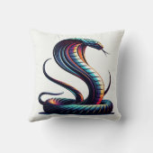 サーペンタイン心地よい:エキゾチック用コブラ型枕 クッション (裏面)