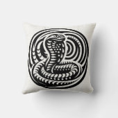 サーペンタイン心地よい：エキゾチック用コブラ型枕 クッション (裏面)