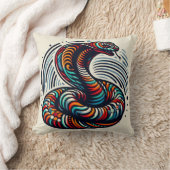 サーペンタイン心地よい:エキゾチック用コブラ型枕 クッション (ブランケット)