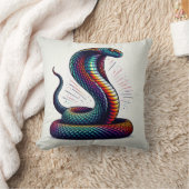 サーペンタイン心地よい:エキゾチック用コブラ型枕 クッション (ブランケット)