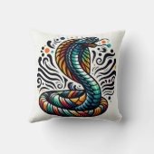 サーペンタイン心地よい：エキゾチック用コブラ型枕 クッション (裏面)