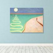 サーペンタイン2004 キャンバスプリント (インサイチュ (ウッドフロア))