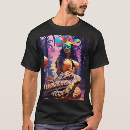 サーペンタイン・ウォーターでくつろぐ Tシャツ (正面)