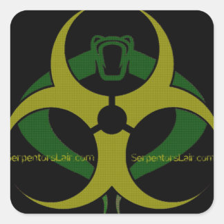 サーペンターのレア毒性コブラのステッカーシート スクエアシール