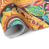サーペンチンマヤンメキシカンサンダンス ラッピングペーパー (ロールコーナー)