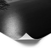 サーペンティンコーブブラックアンドホワイト フォトプリント            (角)