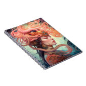 サーペントヘアレディファンタジーアート ノートブック (右側)