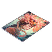 サーペントヘアレディファンタジーアート ノートブック (左側)