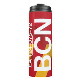 サーマルタンブラー – トラベルラベルインスパイアデザイン タンブラー