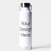 サーマルボトル 白 650ml ウォーターボトル (正面)