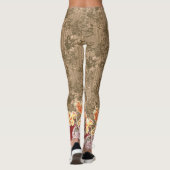 サーマル、カットアウト、およびクリームレギンス | コージーフィット レギンス (裏面)