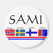 サーミとスカンジナビアの国旗