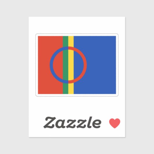 サーミ国旗 シール (シート)