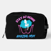 サームステイアットホームマムピンク&ブルーレディースシューズ ドップキット (裏面)