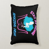 サームステイアットホーム退職したママピンクレディースシューズ アクセントクッション (正面(垂直))