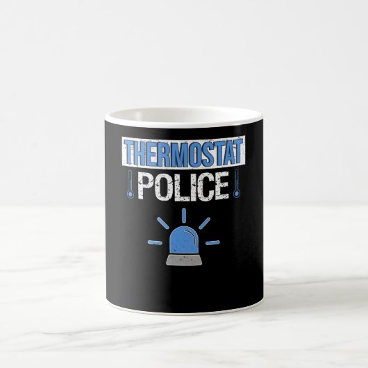 サーモスタット温度調節器事務所の熱 コーヒーマグカップ (中央)