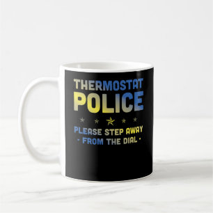 サーモスタット警遠くに察、ダイヤルから コーヒーマグカップ