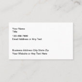 サーモダン車のビスの名刺 名刺 (裏面)