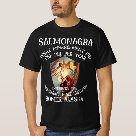 サーモナグラ 男性機能向上錠 永久 2048 Tシャツ (正面)