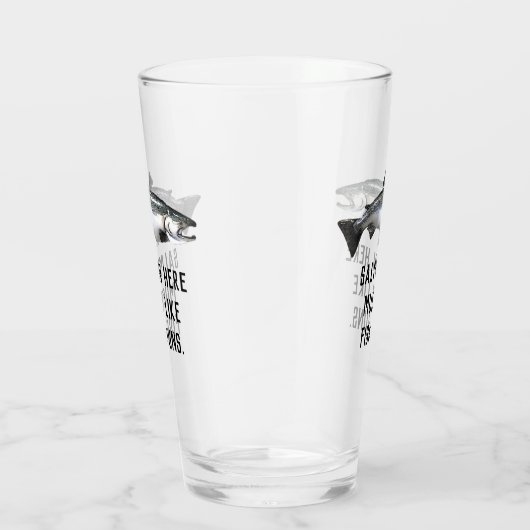 サーモンおもしろい魚釣りパンメンズジョーク タンブラーグラス (右)
