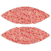 サーモンから赤い色調の壁のテクスチャ、影 アメリカンフットボール (パネル)