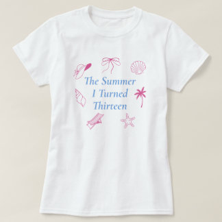 サーモンがかった十三歳の夏 ビーチ Tシャツ