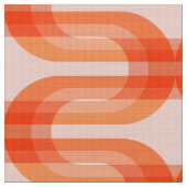 サーモンすごい70年代パターン ファブリック (クローズアップ)