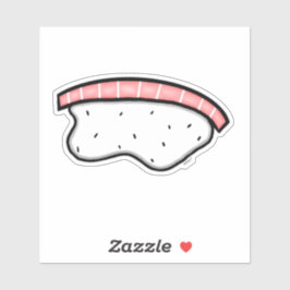 サーモンにぎり寿司カスタム切りビニールのステッカー シール