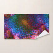 サーモンに華はかりで測やかな青 バスタオルセット (ハンドタオル)