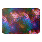 サーモンに華はかりで測やかな青 バスマット (正面)