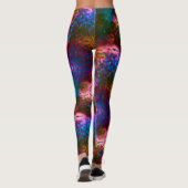 サーモンに華はかりで測やかな青 レギンス (裏面)