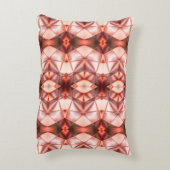 サーモンのバーチャルシェイプのラポートに絹のようなブルゴーニュ アクセントクッション (裏面(縦))