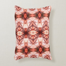 サーモンのバーチャルシェイプのラポートに絹のようなブルゴーニュ アクセントクッション