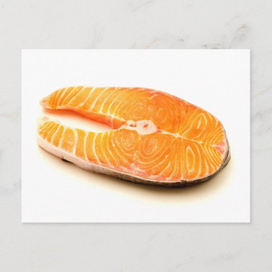 サーモンの切り身 ポストカード (正面)
